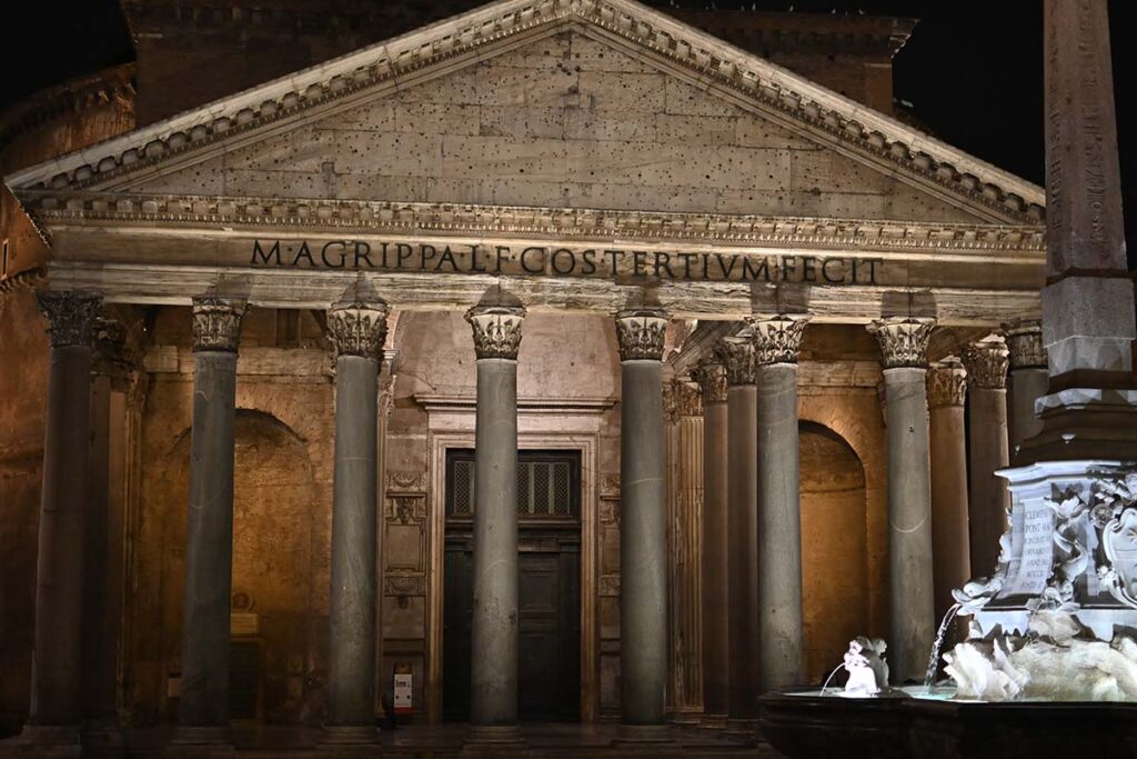 qué hacer en Roma de noche. El Panteón